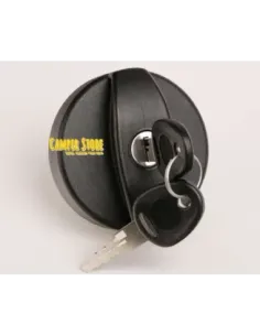 Tapón con llaves, para llenado con tapa magnética. Negro
