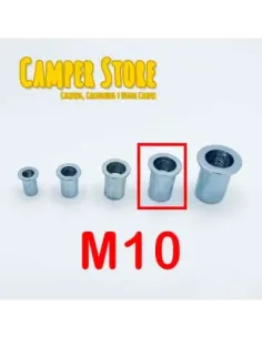 Tuerca remachable de acero M10