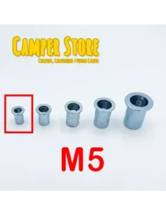 Tuerca remachable de acero M5