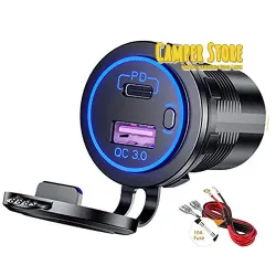 Toma con USB 3.0 + USB tipo C