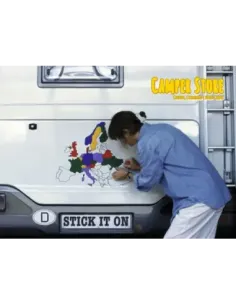Vinilo Adhesivo mapa de Europa para autocaravanas