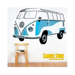 Vinilo Decorativo Colección VW Bulli - Azul