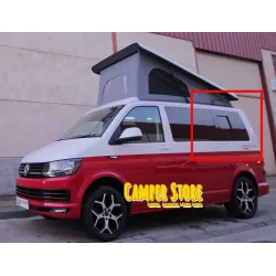 Ventana lateral trasero para VW T5 / T6 CORTA. Izquierda