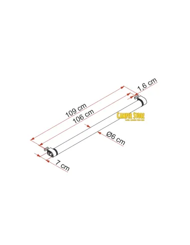 Roller Roof Rail Fiamma