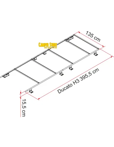 Roof Rail Ducato H3 de Fiamma