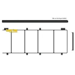 Roof Rail Ducato - Deep Black de Fiamma