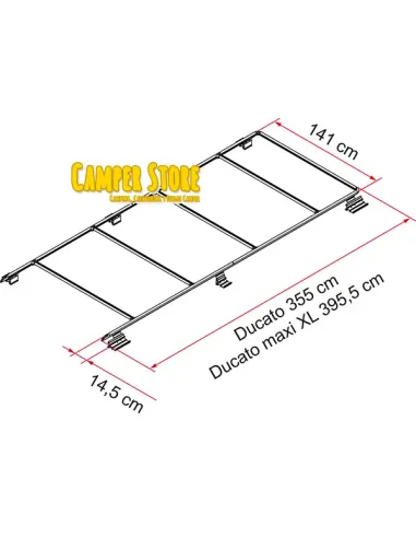 Roof Rail Ducato de Fiamma