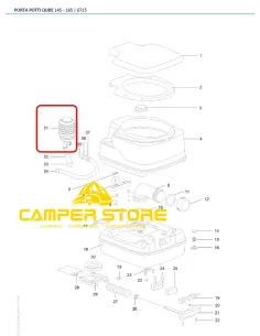 Bomba fuelle Porta Potti 145/165 2