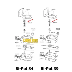 Bomba de agua pistón BI POT 34-39