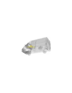 Depósito de agua para hueco rueda repuesto VW T6. 53 litros 2