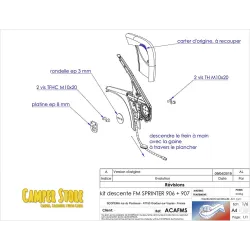 Kit descenso para freno mano Sprinter/Crafter