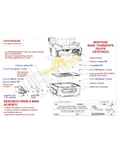 Base Giratoria Scopema Ford Transit, Custom y Tourneo desde 2013 - Conductor 2