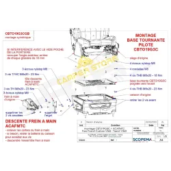 Base Giratoria Scopema Ford Transit, Custom y Tourneo desde 2013 - Conductor
