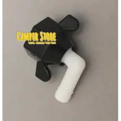 Conexión acodada para manguera 10mm