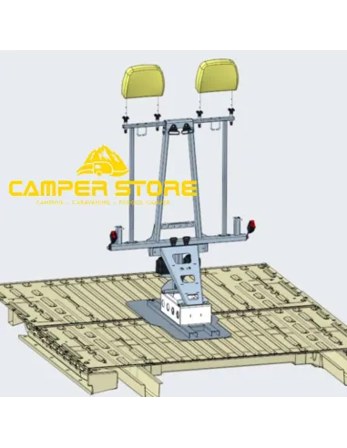 Estructura asiento Mobiframe SAF07. Con realce.