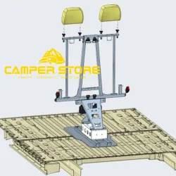 Estructura asiento Mobiframe SAF07. Con realce.
