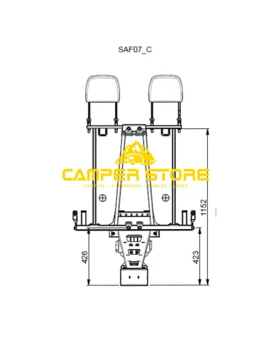 Estructura asiento Mobiframe SAF07