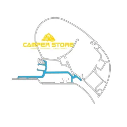 Adaptador PerfectRoof Dometic Ducato, Jumper, Boxer, Movano. H3