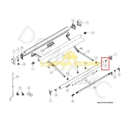 Soporte pata Derecha Toldo Dometic PW1100