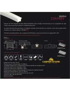 Difusor de LED FLEX&LUX Opalino Darby 2