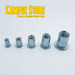 Tuerca remachable de acero M6