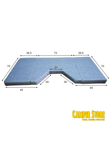 Cama plegable para niño en asientos delanteros. Clase V desde 2014