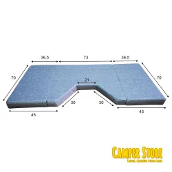Cama plegable para niño en asientos delanteros. Clase V desde 2014