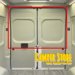 Panelado ABS Gris Claro. Puertas traseras superior. Ducato Jumper Boxer