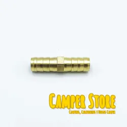 Empalme latón recto para mangueras de 10 mm