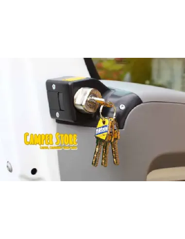 Pack de cierres HeoSafe Ducato 2006-21, Jumper Boxer +2006. Gris Plata