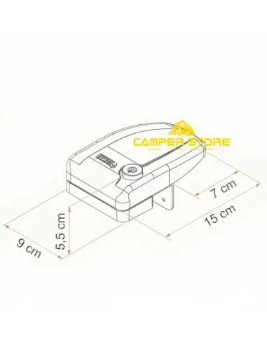 Safe Door Frame 3 de Fiamma (3 unidades) - Blanco