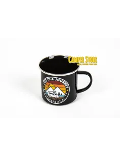 Taza esmaltada Life is a Journey 2