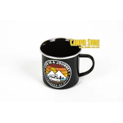Taza esmaltada Life is a Journey