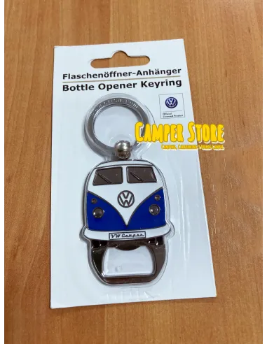 Llavero con abrebotellas VW Collection. Azul