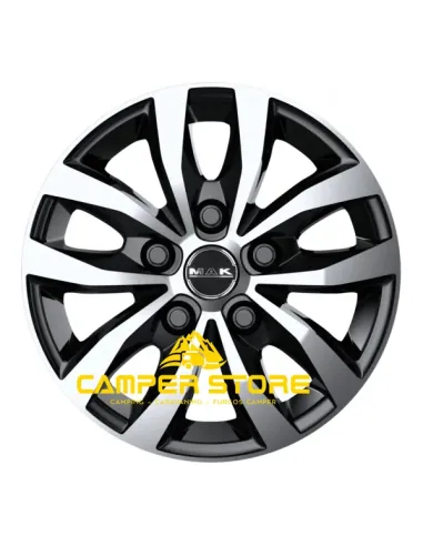 Pack 4 Llantas MAK Ducato/Jumper/Boxer 5x118 16" Load 5 Black Mirror