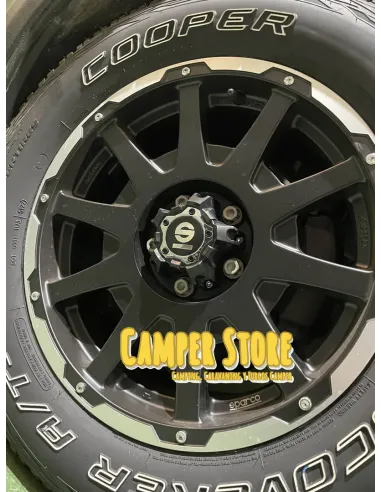 Pack 4 Llantas SPARCO VW T5/T6 y Crafter 17''. Dakar