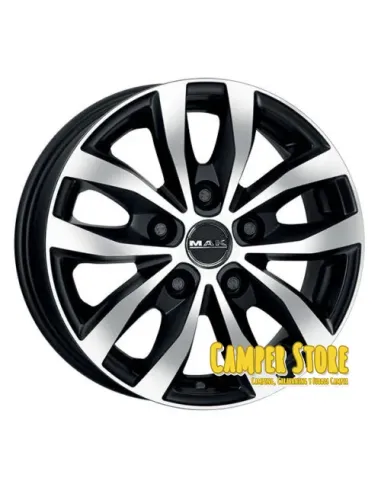 Pack 4 Llantas MAK VW T5/T6 y Crafter 16''. Load 5 Ice Black