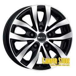 Pack 4 Llantas MAK VW T5/T6 y Crafter 16''. Load 5 Ice Black