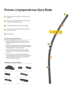 Limpiaparabrisas Hella Dyna Blade: Sprinter/Crafter +06 - Piloto 2