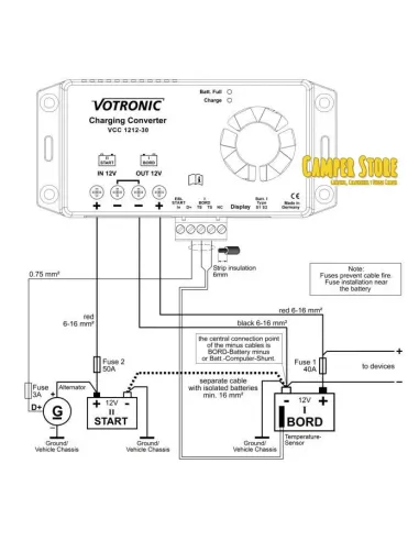 Pantalla para Booster Votronic VCC 1212-30