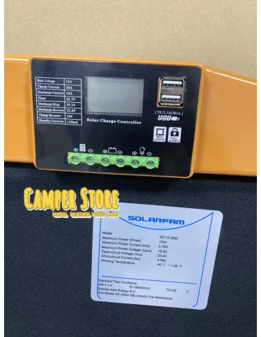 Panel solar rígido plegable portátil SolarFam 150W