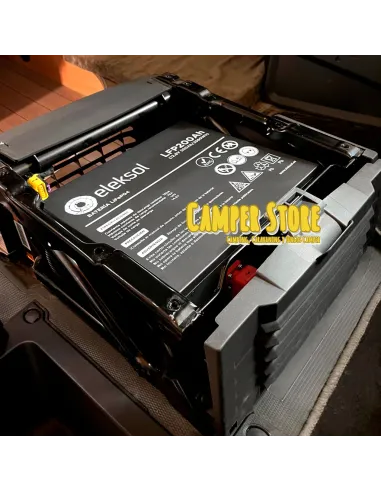 Batería de litio Eleksol 200Ah/12,8V. Bajo asiento