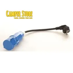 Cable adaptador hembra CEE 17/ macho Shuko, de 40 cm