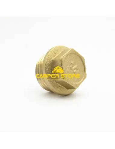 Tapón ciego de latón 1/2'' macho