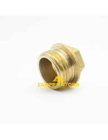 Tapón ciego de latón 1/2'' macho