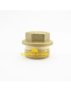 Tapón ciego de latón 1/2'' macho