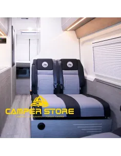 Asiento cama fijo Scopema Neptune 86. 2 plazas. Alt 637mm 2