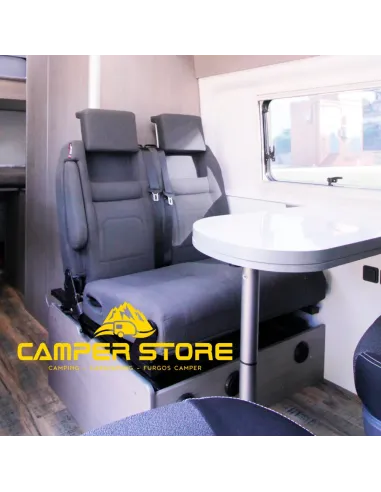 Asiento cama fijo Scopema Neptune 86. 2 plazas. Alt 507mm