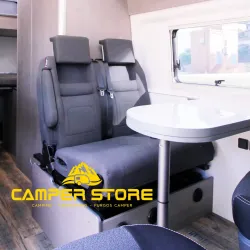 Asiento cama fijo Scopema Neptune 86. 2 plazas. Alt 507mm