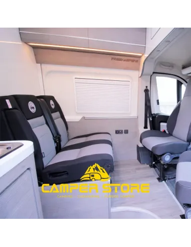 Asiento cama fijo Scopema Neptune 86. 2 plazas. Alt 507mm